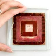 JO DOWNS SQUARE DESIGNER COASTER